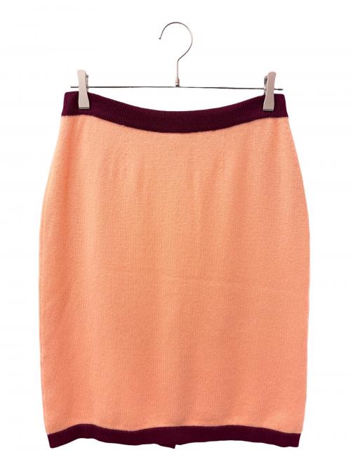 CHANEL（シャネル）CHANEL (シャネル) ニットスカート/カシミヤ100% オレンジ サイズ:38の古着・服飾アイテム
