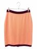 CHANEL (シャネル) ニットスカート/カシミヤ100% オレンジ サイズ:38：100000円