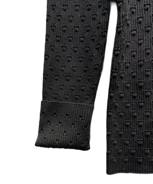 CHANEL（シャネル）CHANEL (シャネル) パールボタンニット/P60494K46047 ブラック サイズ:36の古着・服飾アイテム