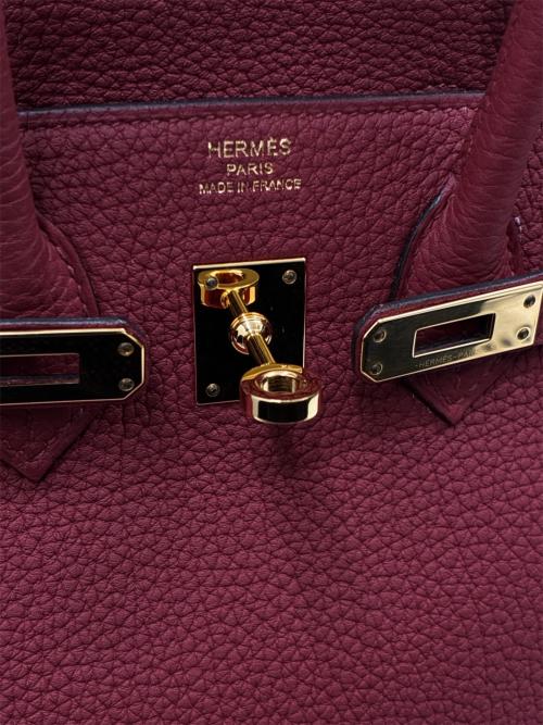 HERMES（エルメス）HERMES (エルメス) バーキン25/ゴールド金具/トゴ/D刻印：2019年製 ルージュグレナ サイズ:25の古着・服飾アイテム