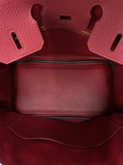 HERMES（エルメス）HERMES (エルメス) バーキン25/ゴールド金具/トゴ/D刻印：2019年製 ルージュグレナ サイズ:25の古着・服飾アイテム