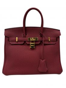 HERMES（エルメス）の古着「バーキン25/ゴールド金具/トゴ/D刻印：2019年製」｜ルージュグレナ