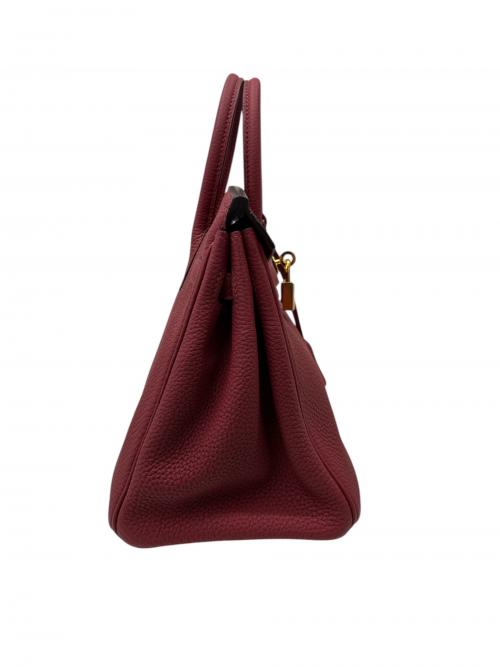 HERMES（エルメス）HERMES (エルメス) バーキン25/ゴールド金具/トゴ/D刻印：2019年製 ルージュグレナ サイズ:25の古着・服飾アイテム