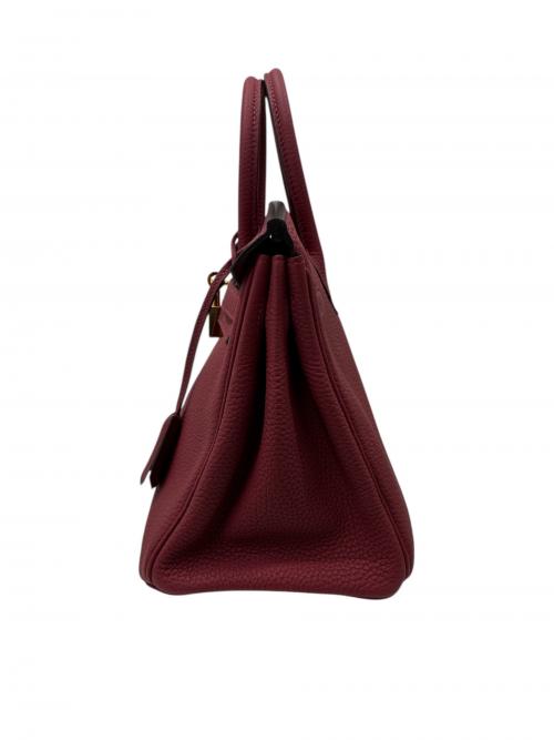 HERMES（エルメス）HERMES (エルメス) バーキン25/ゴールド金具/トゴ/D刻印：2019年製 ルージュグレナ サイズ:25の古着・服飾アイテム