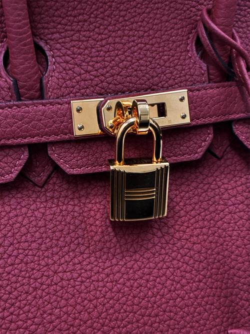 HERMES（エルメス）HERMES (エルメス) バーキン25/ゴールド金具/トゴ/D刻印：2019年製 ルージュグレナ サイズ:25の古着・服飾アイテム