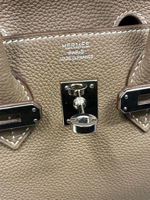 HERMES（エルメス）HERMES (エルメス) バーキン25/ゴールド金具/トゴ/刻印/エトゥープ エトゥープ サイズ:25の古着・服飾アイテム
