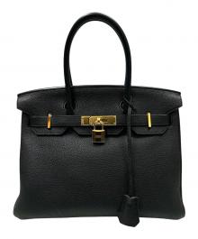 HERMES（エルメス）の古着「バーキン30/ゴールド刻印/トゴ/T刻印：2015年製」｜ブラック