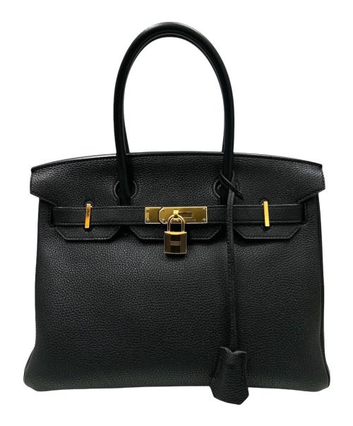 HERMES（エルメス）HERMES (エルメス) バーキン30/ゴールド刻印/トゴ/T刻印：2015年製 ブラック サイズ:30の古着・服飾アイテム