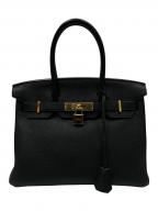HERMESエルメス）の古着「バーキン30/ゴールド刻印/トゴ/T刻印：2015年製」｜ブラック