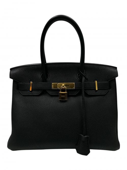 HERMES（エルメス）HERMES (エルメス) バーキン30/ゴールド刻印/トゴ/T刻印：2015年製 ブラック サイズ:30の古着・服飾アイテム