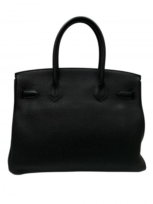 HERMES（エルメス）HERMES (エルメス) バーキン30/ゴールド刻印/トゴ/T刻印：2015年製 ブラック サイズ:30の古着・服飾アイテム