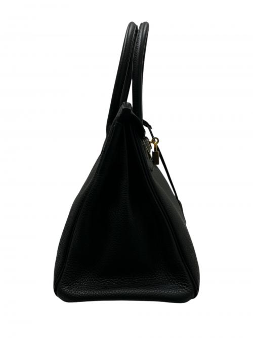 HERMES（エルメス）HERMES (エルメス) バーキン30/ゴールド刻印/トゴ/T刻印：2015年製 ブラック サイズ:30の古着・服飾アイテム