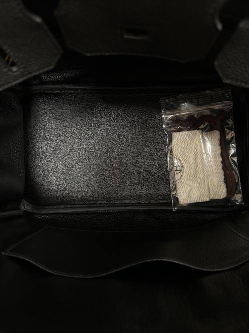 HERMES（エルメス）HERMES (エルメス) バーキン30/ゴールド刻印/トゴ/T刻印：2015年製 ブラック サイズ:30の古着・服飾アイテム