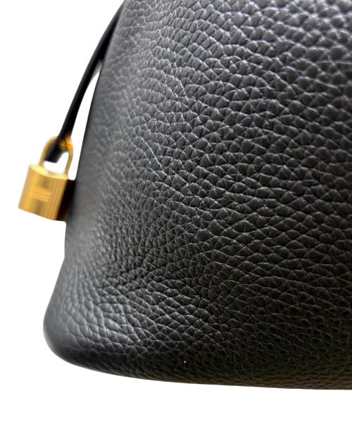 HERMES（エルメス）HERMES (エルメス) Picotin Lock（18）PM ピコタンロック（18）PM/トリヨンクレマンス/ブラック/W刻印：2024年製造/ゴールド金具 ブラック サイズ:PM（18）の古着・服飾アイテム