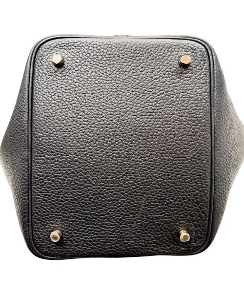 HERMES（エルメス）HERMES (エルメス) Picotin Lock（18）PM ピコタンロック（18）PM/トリヨンクレマンス/ブラック/W刻印：2024年製造/ゴールド金具 ブラック サイズ:PM（18）の古着・服飾アイテム