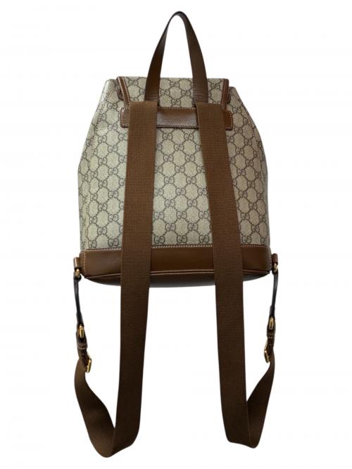 GUCCI（グッチ）GUCCI (グッチ) インターロッキングリュック ベージュ サイズ:-の古着・服飾アイテム