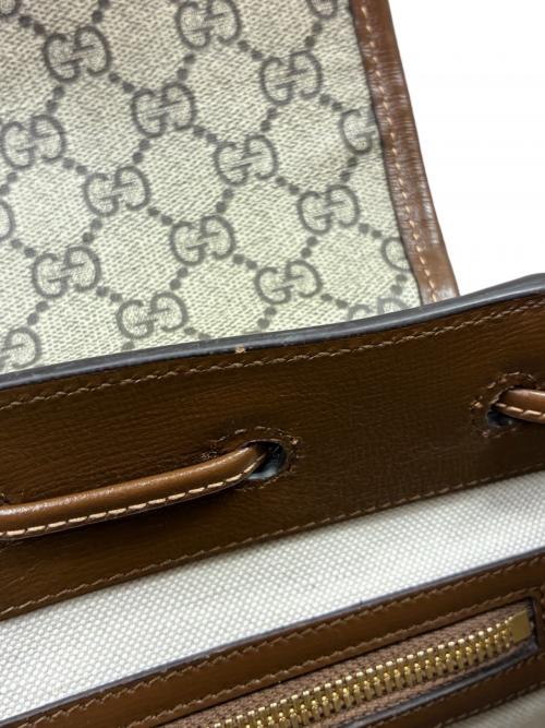 GUCCI（グッチ）GUCCI (グッチ) インターロッキングリュック ベージュ サイズ:-の古着・服飾アイテム