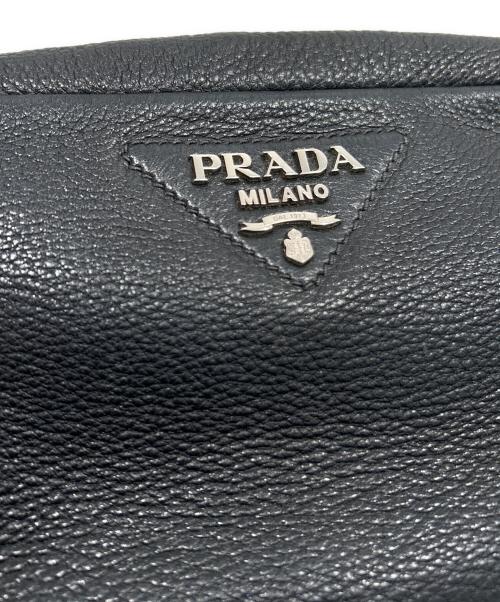 PRADA（プラダ）PRADA (プラダ) ヴィッテロダイノショルダーバッグ ブラックの古着・服飾アイテム