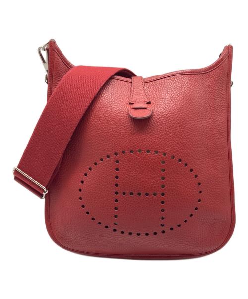 HERMES（エルメス）HERMES (エルメス) エブリン3 PM　□Q:2013年 レッド系 サイズ:PMの古着・服飾アイテム
