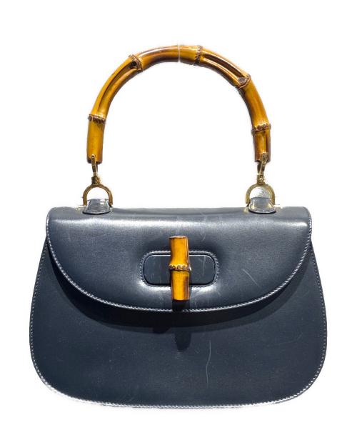 GUCCI（グッチ）GUCCI (グッチ) バンブーハンドバッグ 0633 ブラック サイズ:-の古着・服飾アイテム