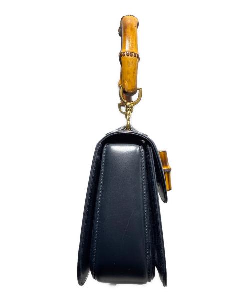 GUCCI（グッチ）GUCCI (グッチ) バンブーハンドバッグ 0633 ブラック サイズ:-の古着・服飾アイテム