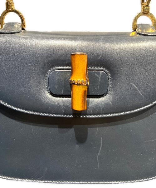 GUCCI（グッチ）GUCCI (グッチ) バンブーハンドバッグ 0633 ブラック サイズ:-の古着・服飾アイテム