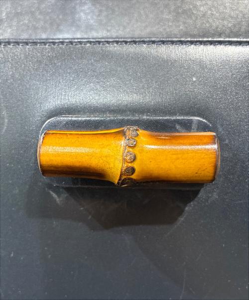 GUCCI（グッチ）GUCCI (グッチ) バンブーハンドバッグ 0633 ブラック サイズ:-の古着・服飾アイテム