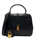 CELINEセリーヌ）の古着「セーズ16ミニ/ゴールド金具」｜ブラック