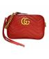 GUCCI（グッチ）の古着「GGマーモント/カメラショルダーバッグ」｜レッド
