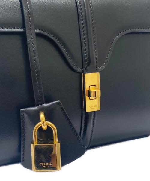 CELINE（セリーヌ）CELINE (セリーヌ) セーズ16ミニ/16 Mini Bag ブラック サイズ:ミニ/MINIの古着・服飾アイテム