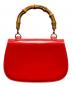 GUCCI (グッチ) バンブーハンドルショルダーバッグ レッド サイズ:-：150000円