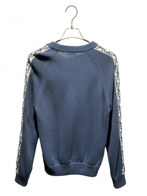 Dior（ディオール）Dior (ディオール) オブリークラインニット/セーター/長袖/	943M672AT072 ネイビー サイズ:XSの古着・服飾アイテム