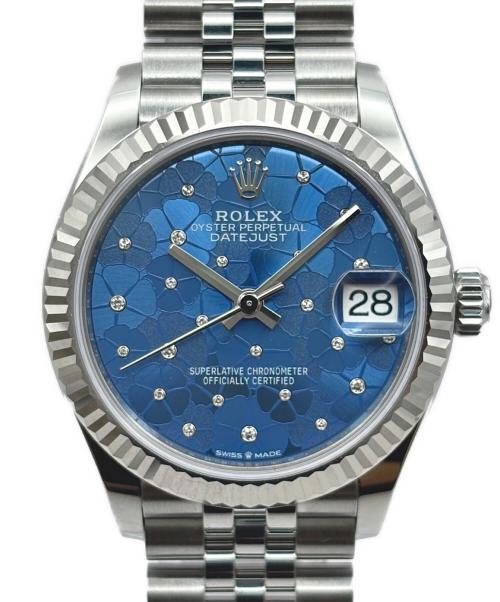 ROLEX（ロレックス）ROLEX (ロレックス) Datejust 31 デイトジャスト31 Ref:278274 アズーロブルー フローラルモチーフ文字盤 アズーロブルー フローラルモチーフ文字盤 サイズ:31mm/17cmの古着・服飾アイテム