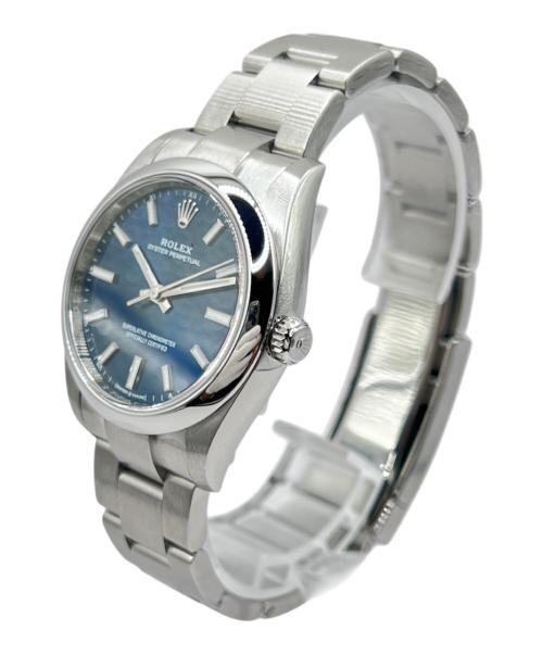 ROLEX（ロレックス）ROLEX (ロレックス) Oyster Perpetual オイスターパーペチュアル 34mm Ref.124200 青文字盤 青文字盤 サイズ:34mm/17.5cmの古着・服飾アイテム