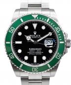 ROLEXロレックス）の古着「Green Submariner Date グリーン サブマリーナ デイト Ref.126610LV 41mm 緑サブ」｜黒文字盤