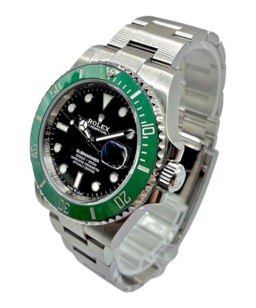 ROLEX（ロレックス）ROLEX (ロレックス) Green Submariner Date グリーン サブマリーナ デイト Ref.126610LV 41mm 緑サブ 黒文字盤 サイズ:41mmの古着・服飾アイテム