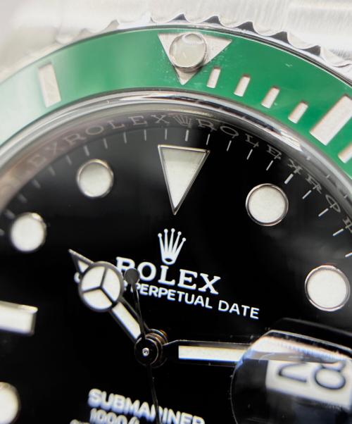 ROLEX（ロレックス）ROLEX (ロレックス) Green Submariner Date グリーン サブマリーナ デイト Ref.126610LV 41mm 緑サブ 黒文字盤 サイズ:41mmの古着・服飾アイテム