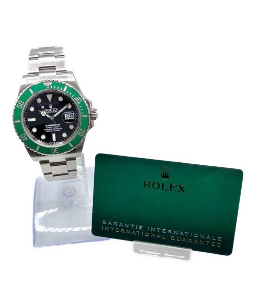 ROLEX（ロレックス）ROLEX (ロレックス) Green Submariner Date グリーン サブマリーナ デイト Ref.126610LV 41mm 緑サブ 黒文字盤 サイズ:41mmの古着・服飾アイテム
