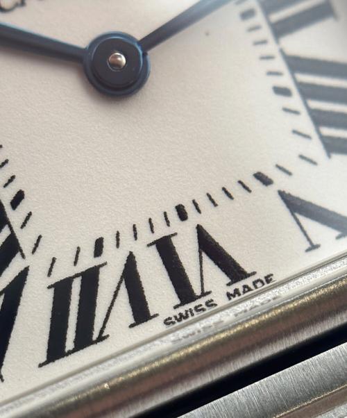 Cartier（カルティエ）Cartier (カルティエ) Tank Francaise SM タンクフランセーズ SM Ref:W51008Q3 アイボリー文字盤 アイボリー文字盤 サイズ:SM/スモール/17.0cm/20.0mm×25.0mmの古着・服飾アイテム