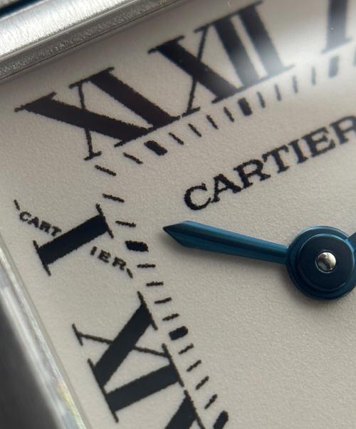 Cartier（カルティエ）Cartier (カルティエ) Tank Francaise SM タンクフランセーズ SM Ref:W51008Q3 アイボリー文字盤 アイボリー文字盤 サイズ:SM/スモール/17.0cm/20.0mm×25.0mmの古着・服飾アイテム