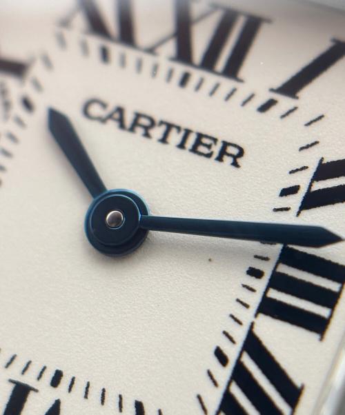 Cartier（カルティエ）Cartier (カルティエ) Tank Francaise SM タンクフランセーズ SM Ref:W51008Q3 アイボリー文字盤 アイボリー文字盤 サイズ:SM/スモール/17.0cm/20.0mm×25.0mmの古着・服飾アイテム