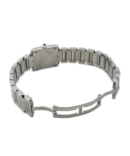 Cartier（カルティエ）Cartier (カルティエ) Tank Francaise SM タンクフランセーズ SM Ref:W51008Q3 アイボリー文字盤 アイボリー文字盤 サイズ:SM/スモール/17.0cm/20.0mm×25.0mmの古着・服飾アイテム