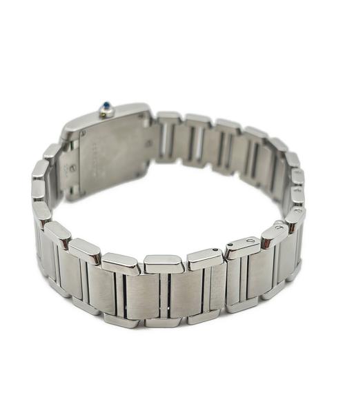 Cartier（カルティエ）Cartier (カルティエ) Tank Francaise SM タンクフランセーズ SM Ref:W51008Q3 アイボリー文字盤 アイボリー文字盤 サイズ:SM/スモール/17.0cm/20.0mm×25.0mmの古着・服飾アイテム