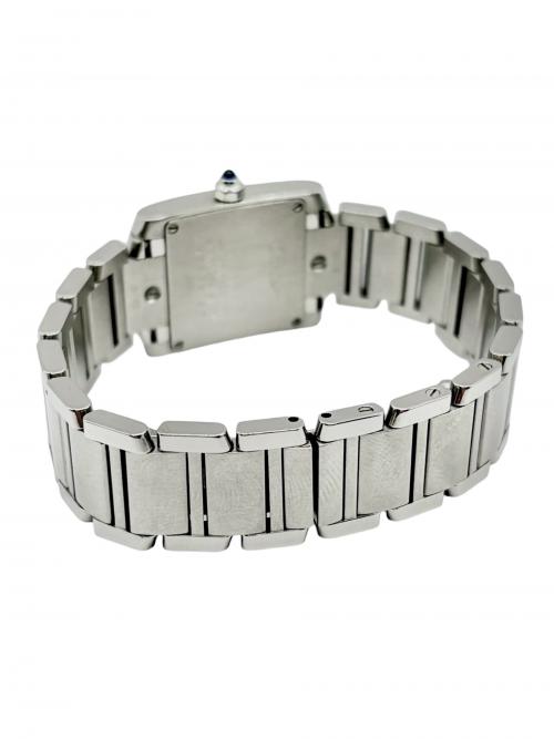 Cartier（カルティエ）Cartier (カルティエ) Tank Francaise SM タンクフランセーズ SM Ref.W51008Q3 アイボリー文字盤 アイボリー文字盤 サイズ:SM/14.0cmの古着・服飾アイテム