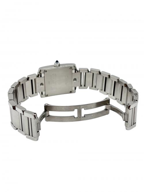 Cartier（カルティエ）Cartier (カルティエ) Tank Francaise SM タンクフランセーズ SM Ref.W51008Q3 アイボリー文字盤 アイボリー文字盤 サイズ:SM/14.0cmの古着・服飾アイテム