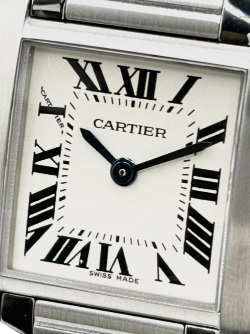 Cartier（カルティエ）Cartier (カルティエ) Tank Francaise SM タンクフランセーズ SM Ref.W51008Q3 アイボリー文字盤 アイボリー文字盤 サイズ:SM/14.0cmの古着・服飾アイテム