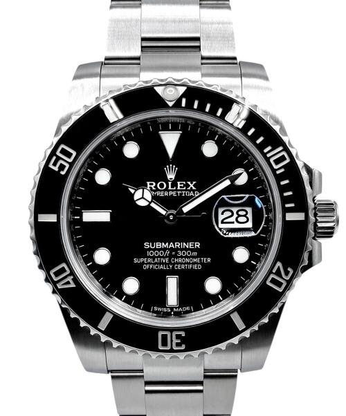 ROLEX（ロレックス）ROLEX (ロレックス) Submariner Date サブマリーナデイト Ref:16610LN 40mm 黒文字盤 黒文字盤 サイズ:40mm/21.0cmの古着・服飾アイテム