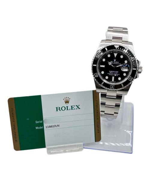 ROLEX（ロレックス）ROLEX (ロレックス) Submariner Date サブマリーナデイト Ref:16610LN 40mm 黒文字盤 黒文字盤 サイズ:40mm/21.0cmの古着・服飾アイテム