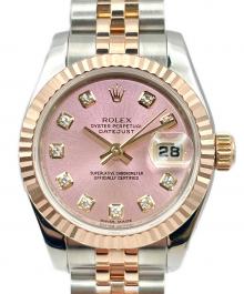 ROLEX（ロレックス）の古着「Datejust 26 デイトジャスト26 Ref:179171G ピンク文字盤」｜ピンク文字盤