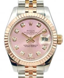 ROLEX（ロレックス）の古着「Datejust 26 デイトジャスト26 Ref:179171G ピンク文字盤」｜ピンク文字盤